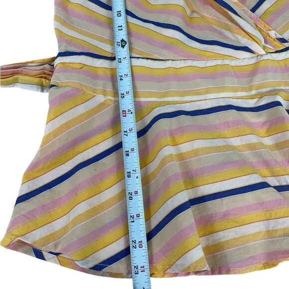 A new day M sleeveless striped top with tie wrap style zips adjus… - Picture 7 of 8